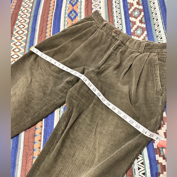 Green velvet pants Pierre Cardin vintage - Picture 11 of 16